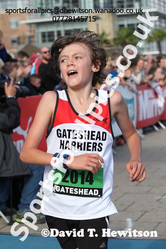 Boys BUPA Junior Great North Run. Photo: David T. Hewitson/Sports for All Pics